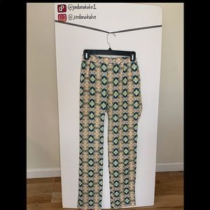 Patterned dress pants